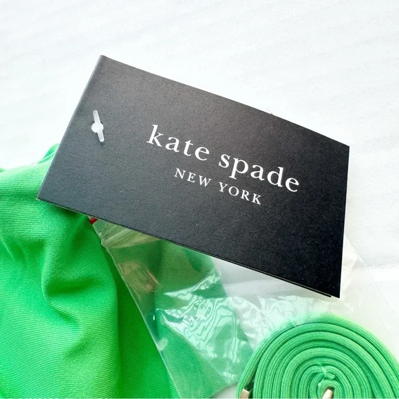 Kate Spade New Ruffle Underwire One Piece Swimsuit in Fern Moss Green NWT - Picture 12 of 16